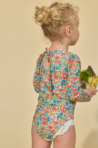 Florencia Floral Mini Long Sleeve One-Piece