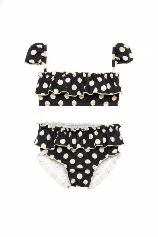 Polka Dot Mini Cabana Bikini Set
